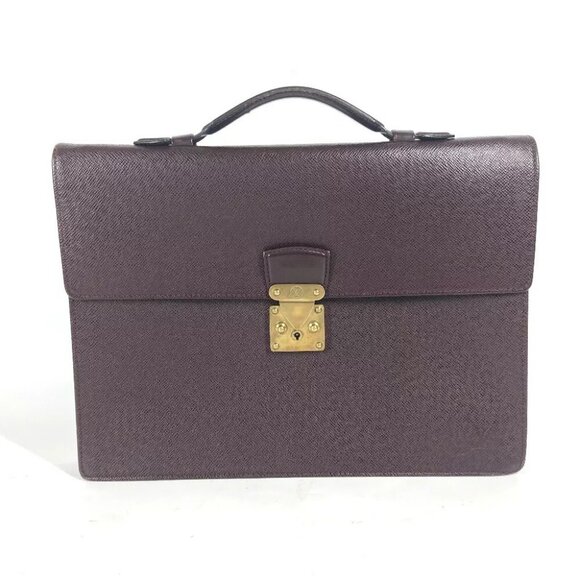 LOUIS VUITTON Taiga Serviette Clad Document bag, briefcase Business bag - Picture 1 of 13
